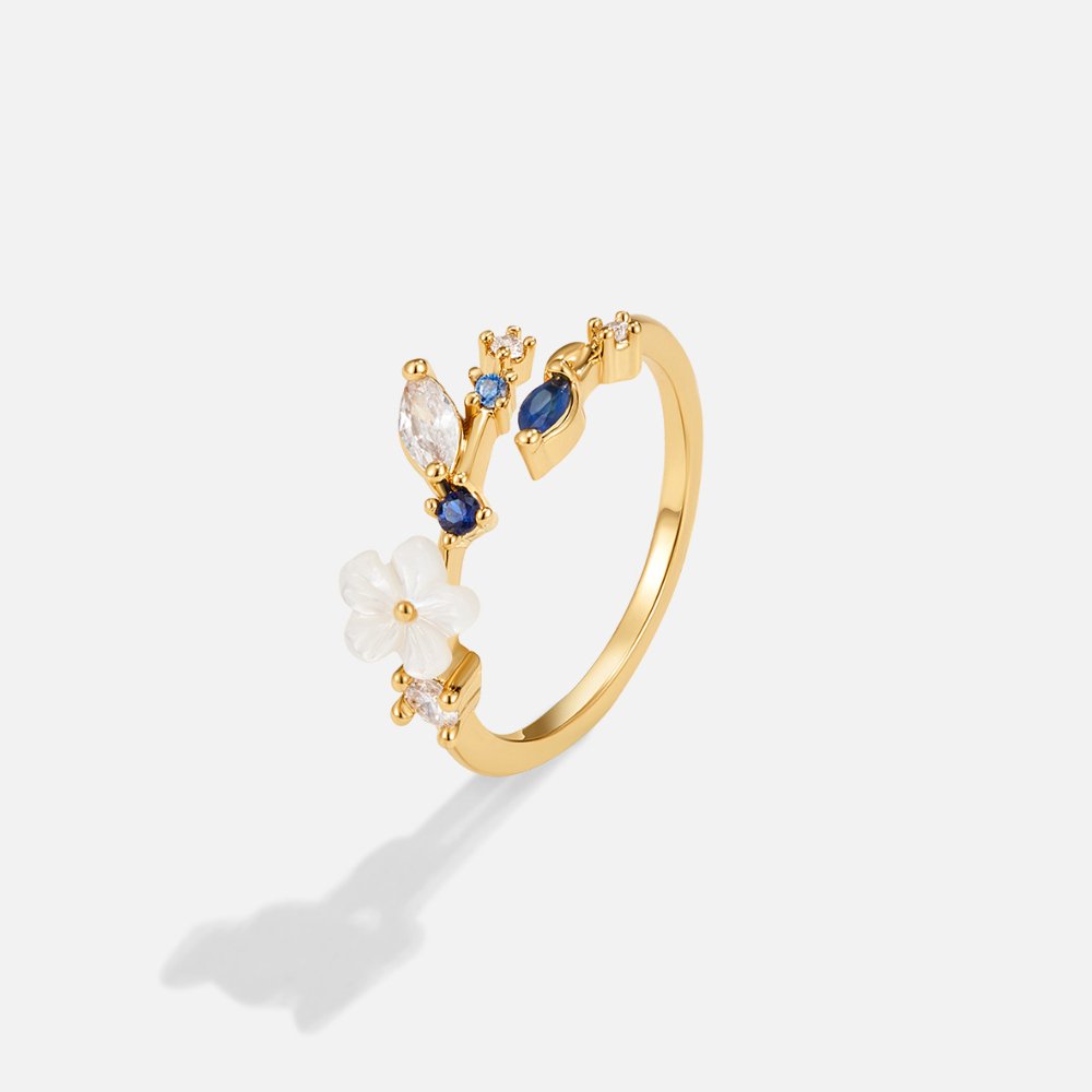 Glittrande Blomma Ring | Tillsammans mot Diabetes