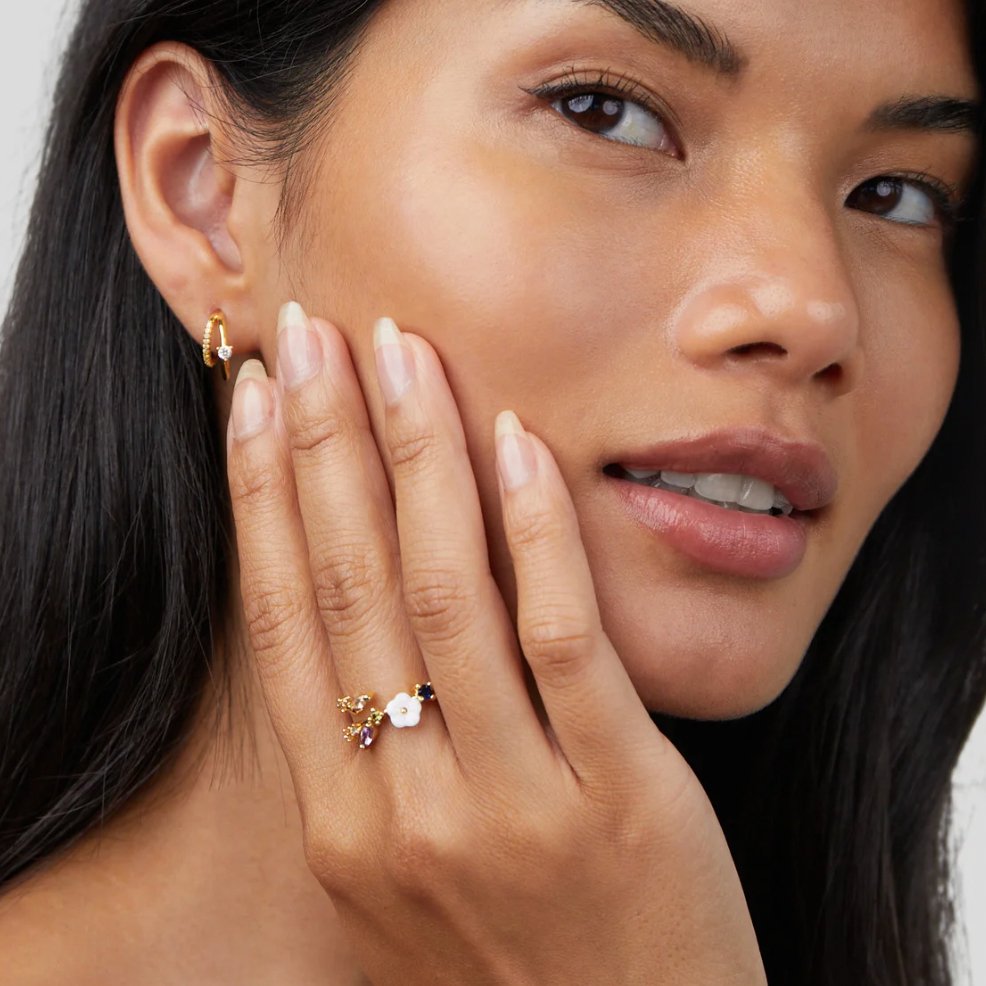 Glittrande Blomma Ring | Tillsammans mot Diabetes