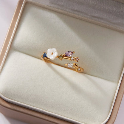 Glittrande Blomma Ring | Tillsammans mot Diabetes