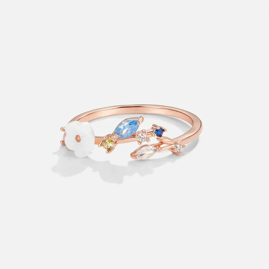 Glittrande Blomma Ring | Tillsammans mot Diabetes