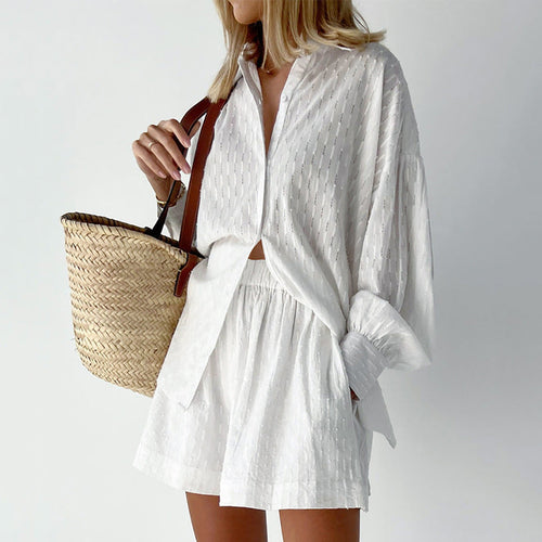 Maude | Chic Skjorta & Shorts Set