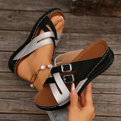 Zara™ - Damers Slip-On Strandsandaler