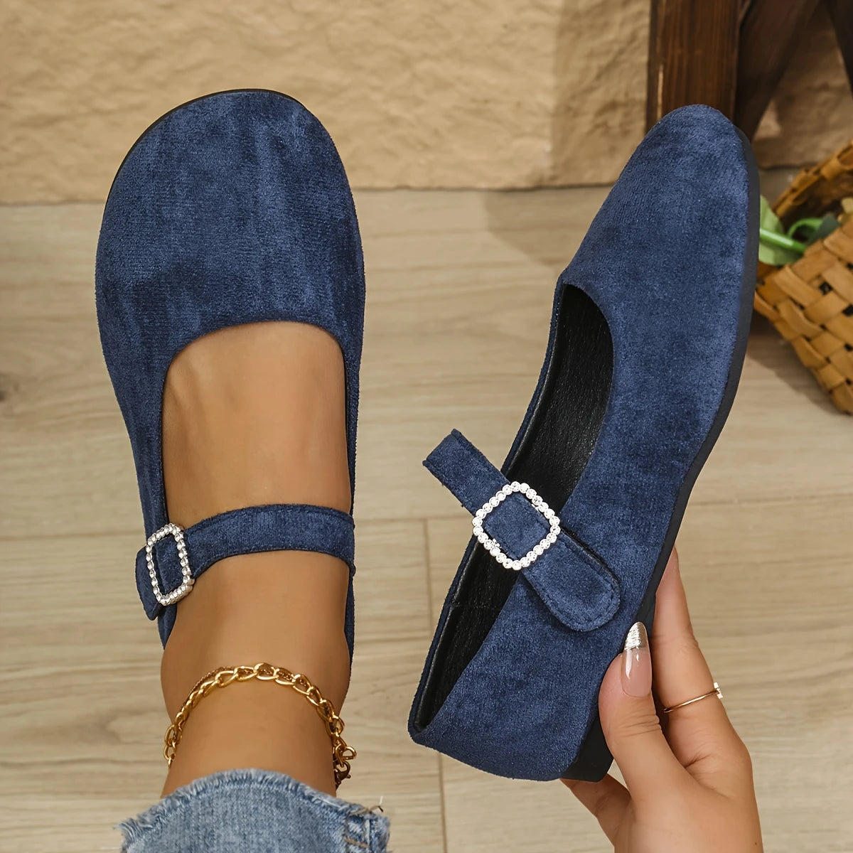 Naima™ – Justerbara Runda Flats för Dam