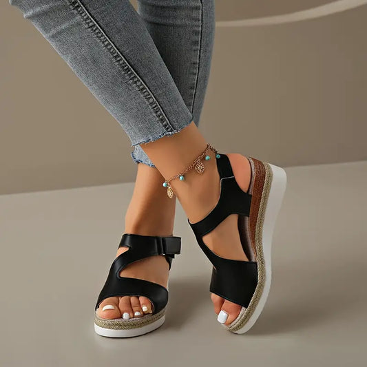 Anneli™ – Bohemiska Kilklackssandaler