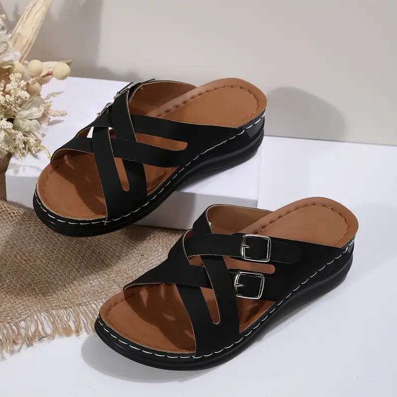 Zara™ - Damers Slip-On Strandsandaler